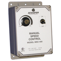 Schaefer Manual Variable Speed Control - MSC-400