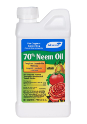 MONTEREY 70% NEEM OIL FUNGICIDE INSECTICIDE MITICIDE CONCENTRATE ORGANIC 8 FL OZ