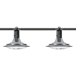 25' Greenhouse Expandable String Lights 14AWG w/ 12W LED 6500K Grow LED Bulbs (6 bulbs)