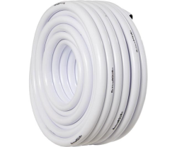 Active Aqua 3/4" ID White & Black Tubing, 100'