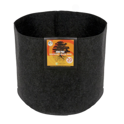 Gro Pro Essential Round Fabric Pot - Black 20 Gallon