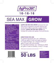 AgPro Seamax Grow 50 lb