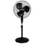 Hurricane Supreme Oscillating Stand Fan w/ Remote - 16 in - Black