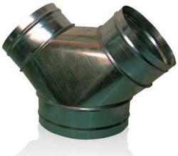 Hydrofarm Y Connector, 10'' x 6'' x 6''