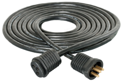 Hydrofarm Lamp Cord Extension, 15', Lock & Seal
