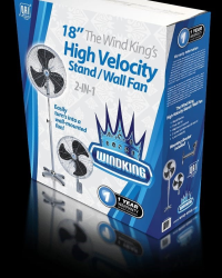 WindKing High velocity stand/wall fan