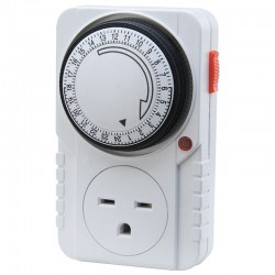 UltraGrow 240V Mechanical Timer with Single Outlet