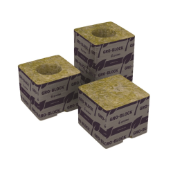 Grodan Delta 4 Block, 3'' x 3'' x 2.5'', no hole, case of 384