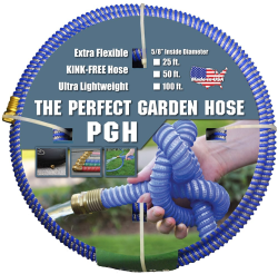 The Perfect Garden Hose 100ft Blue 24/Box