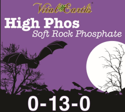 Vital Earth's High Phos Bat Guano 0-13-0, 44lb (50 bags/pallet)