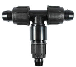 Netafim .820 x .600 Twist Lock Reducing Tee