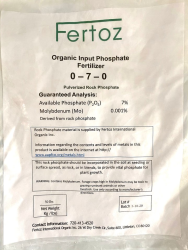 Rock Phos 0-7-0 Fertoz 50 lb