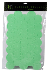 Ez-Clone Colored Cloning Collars Green (35/Bag)