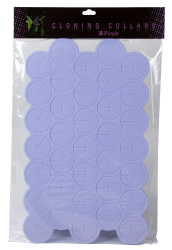 Ez-Clone Colored Cloning Collars Purple (35/Bag)