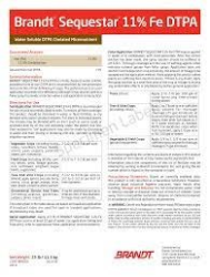 Brandt Sequestar 11% Fe DTPA 25LB